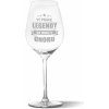 Sklenice Sablio Sklenička na víno Ty pravé legendy se rodí v únoru 490 ml