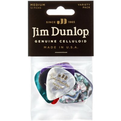 Dunlop PVP106 Celluloid Pick Medium Variety Pack - sada 12 ks trsátek – Zboží Mobilmania