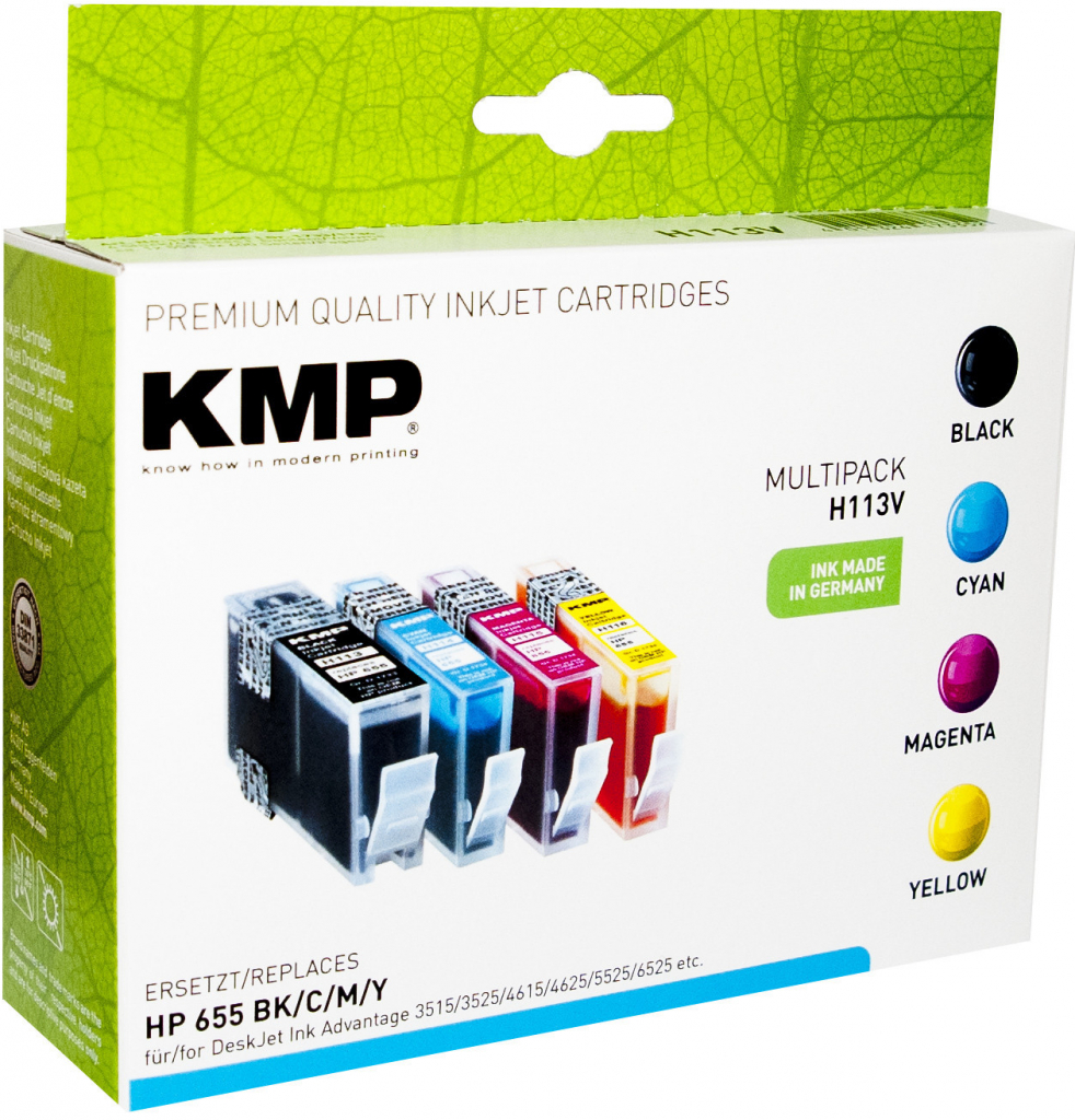 KMP HP 655 - kompatibilní