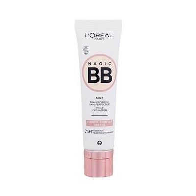 L'Oréal Paris Magic BB 5in1 Transforming Skin Perfector hydratační bb krém very light 30 ml – Zboží Dáma