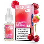 Liqua Salt Strawberry Cherry Raspberry 10 ml 20 mg – Zboží Mobilmania