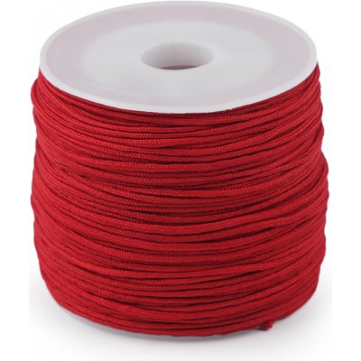 Prima-obchod Šnůrka PES se silonovým vlascem Ø0,5 mm, barva 4 červená