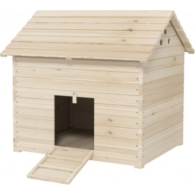 PawHut kachní budka s výklopnou střechou jedlové dřevo 100 x 82,5 x 91 cm – Zboží Mobilmania