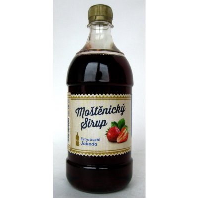 Moštěnický sirup Jahoda 0,7 l – Sleviste.cz