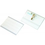 DONAU jmenovka s klipem a zapínáním, 86 x 54 mm, transparentní – Zboží Dáma