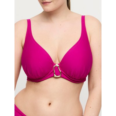 Primadonna plavková podprsenka triangle vyztužená deep magenta /21081/ - 75D – Hledejceny.cz