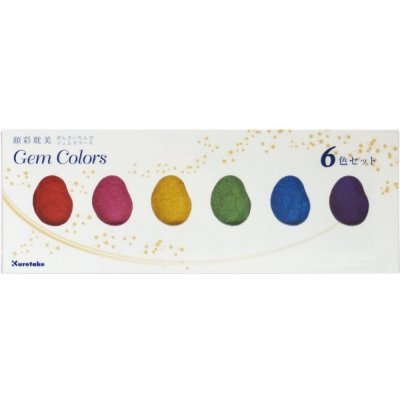 Kuretake Gansai Tambi Gem Colour sada 6 ks – Zboží Dáma