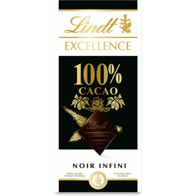 Lindt Excellence 100% 50 g – Zboží Mobilmania