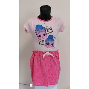 Dívčí letní šaty LOL růžové