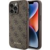 Pouzdro a kryt na mobilní telefon Apple GUESS Apple iPhone 15 PRO MAX hnědÉ