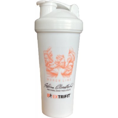 Extrifit Šejkr Women Line 600 ml white