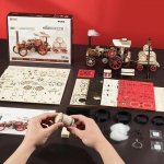 ROBOTIME Rokr 3D dřevěné puzzle Parní stroj 469 ks – Hledejceny.cz