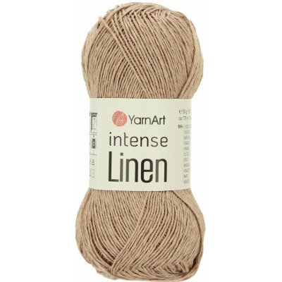 YarnArt Intense linen 4103 hnědá – Zboží Mobilmania