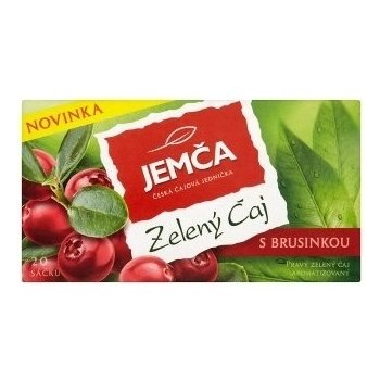 Jemča zelený čaj s brusinkou 20 x 1,5 g