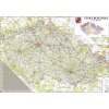 Nástěnné mapy Česká republika silniční - nástěnná mapa 113 x 83 cm, lamino + 2 lišty