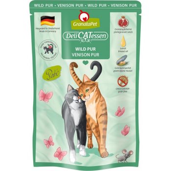 GranataPet pro kočky Delicatessen Pouch čistá zvěřina 6 x 85 g