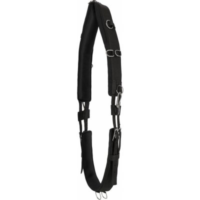 QHP Obřišník lonžovací Padded černý – Zboží Mobilmania