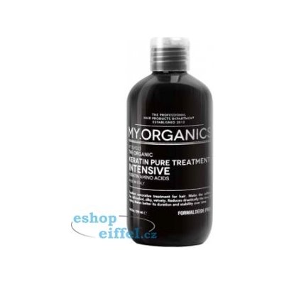 My.Organics The Organic Keratin Pure Treatment Intensive Keratin Amino Acids 250 ml – Zboží Mobilmania