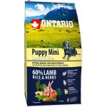Ontario Puppy Mini Lamb & Rice 6,5 kg – Hledejceny.cz