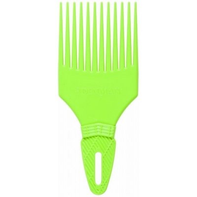 Denman D17 Curl Tamer Green Afro pick hřeben – Zbozi.Blesk.cz