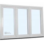 KNIPPING Plastové okno - 70 AD, 2100x1500 mm, OS+O/OS, bílá – Hledejceny.cz