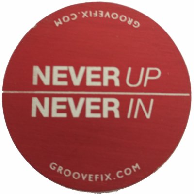 GrooveFix markovátko - Never Up – Zboží Mobilmania