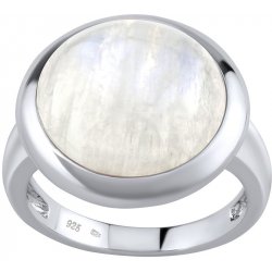 SILVEGO stříbrný prsten s přírodním Měsíčním kamenem JST11499MS