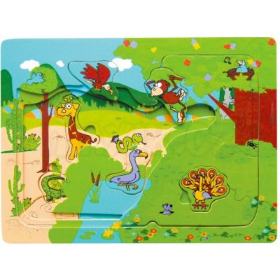 Studo Wood puzzle multizoo – Zbozi.Blesk.cz