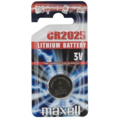 MAXELL Lithiová baterie CR2025 1BP Li 3V – Zboží Mobilmania