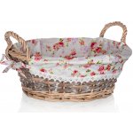 Banquet košík ROSES kulatý 30x12cm s uchy proutěný – Hledejceny.cz