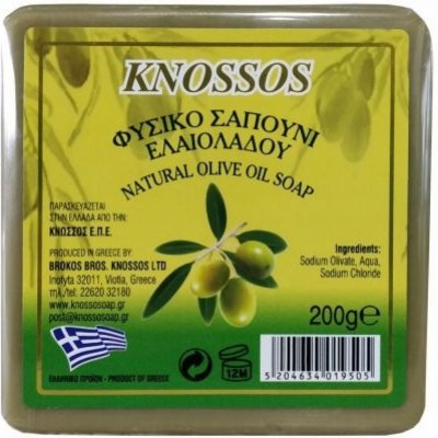 Knossos přírodní olivové mýdlo bílé 200 g