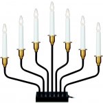 Markslöjd 703578 Vánoční svícen BROSA 7xE10/3W/34V černý ML0774 – Hledejceny.cz