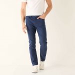 Kalhoty s 5 kapsami a pružným pasem nám. modrá – Zboží Dáma