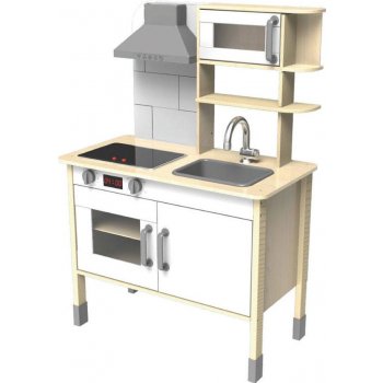 Eichhorn Play Kitchen dřevěná kuchyňka elektronická varná deska se světlem  od 3 759 Kč - Heureka.cz
