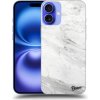 Pouzdro a kryt na mobilní telefon Apple Picasee Ultimate Case pro Apple iPhone 16 Plus - White marble