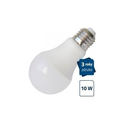 Geti žárovka LED 240V 10W E27 klasický tvar bílá teplá