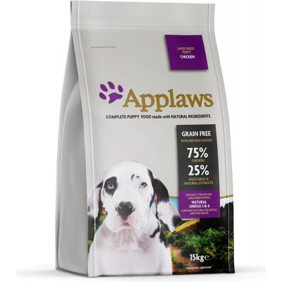 Applaws Dog Dry Dog Chicken Large Breed Puppy 2 x 15 kg – Hledejceny.cz