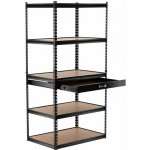 Chomik Regál 180 x 90 x 60 5 polic + šuplík Lakovaný – Hledejceny.cz