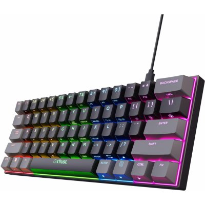 Trust GXT 867 ACIRA 60% Mini Gaming Keyboard 24882 – Zboží Mobilmania