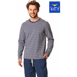 Key MNS 384 B22 pánské pyžamo dlouhé modré