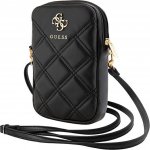 Guess Universal Phone Pouch Zip Quilted 4G Černé GUWBZPSQSSGK – Sleviste.cz