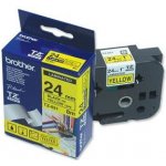 Brother TZe-651 žlutá / černá 24 mm laminovaná TZE651 – Sleviste.cz
