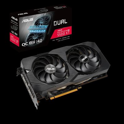 Asus DUAL-RX5500XT-O8G-EVO 90YV0DV1-M0NA00 – Zboží Živě