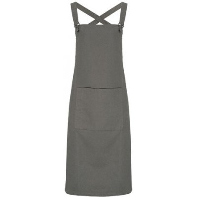 Premier Workwear Zástěra se zkříženými zády pro baristy PR129 Dark Grey Pantone 431 72x86cm – Hledejceny.cz