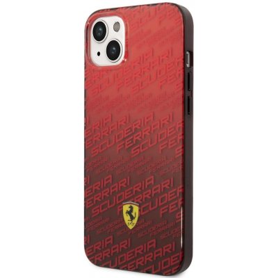 Pouzdro Ferrari Gradient Allover iPhone 14 Plus Red