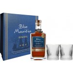 Blue Mauritius Reserva 40% 0,7 l (dárkové balení 2 sklenice) – Zboží Mobilmania