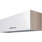 Flex Well Valero 100 x 32 x 32 cm bílá vysoce lesklé dub sonoma matný – Zboží Dáma