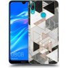 Pouzdro a kryt na mobilní telefon Huawei Picasee silikonové Huawei Y7 2019 - Light geometry čiré