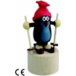 Detoa mačkací figurka Krtek na lyžích – Zboží Mobilmania