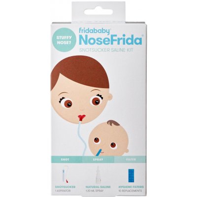 Frida Baby NoseFrida sada nosní odsávačka a sprej – Sleviste.cz